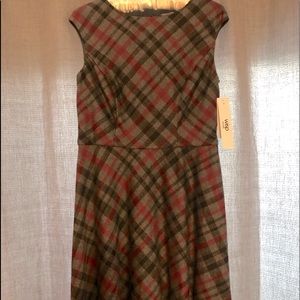 Wisp Grey Plaid Dress
